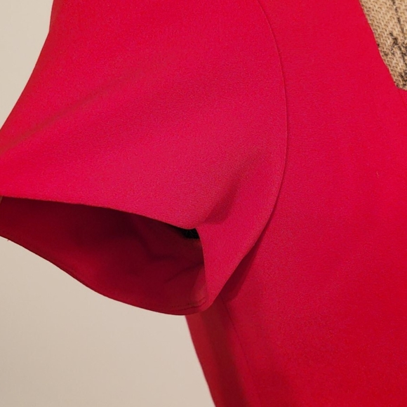 FUCHSIA | Gillian Women Petites Silk Dress | 2P - Picture 7 of 11